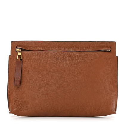 Loewe Calfskin T Pouch Tan 1 of 11