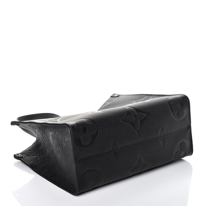 Louis Vuitton Empreinte Monogram Giant Onthego MM Black 5 of 9