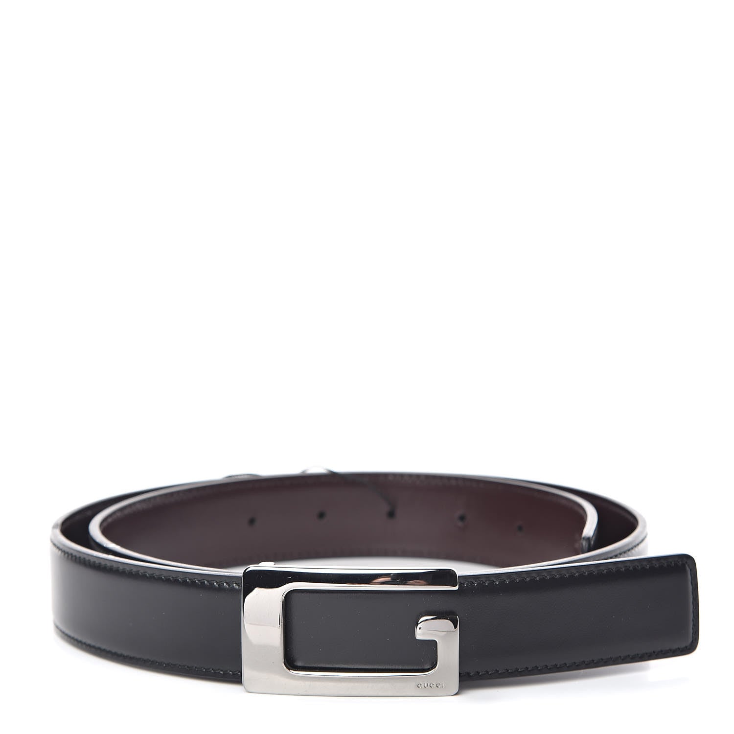 Gucci Calfskin G Logo Belt 85 34 Black 1 of 7