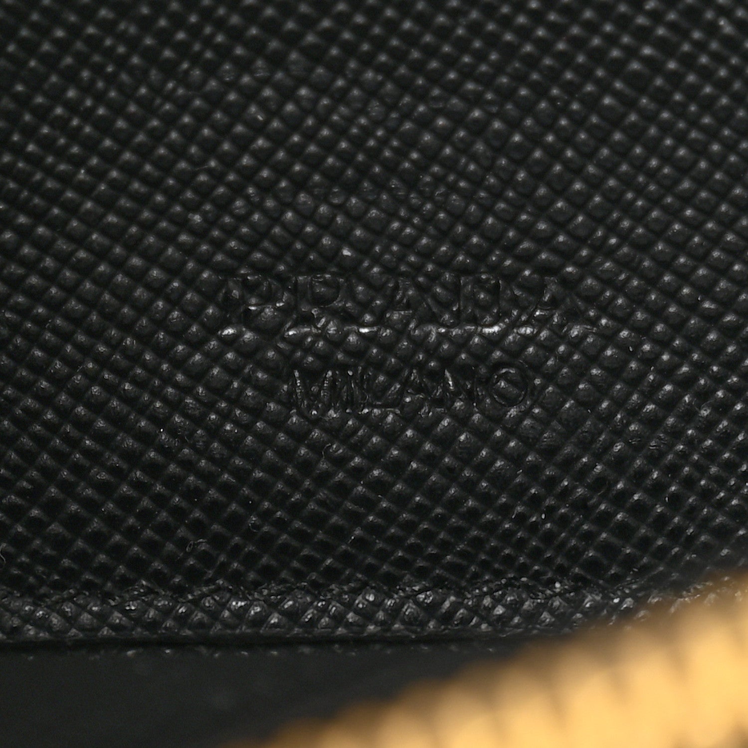 Prada Saffiano Envelope Crossbody Wallet Black 7 of 14