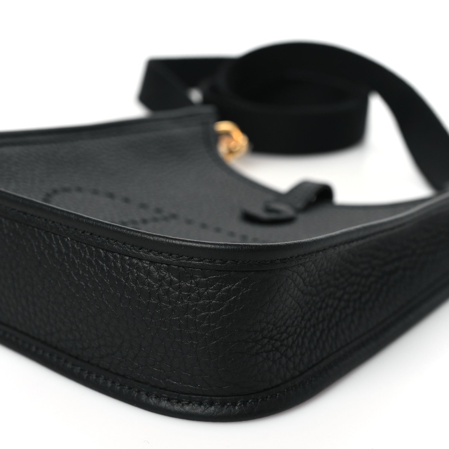 Hermes Taurillon Clemence Evelyne TPM Black 10 of 11