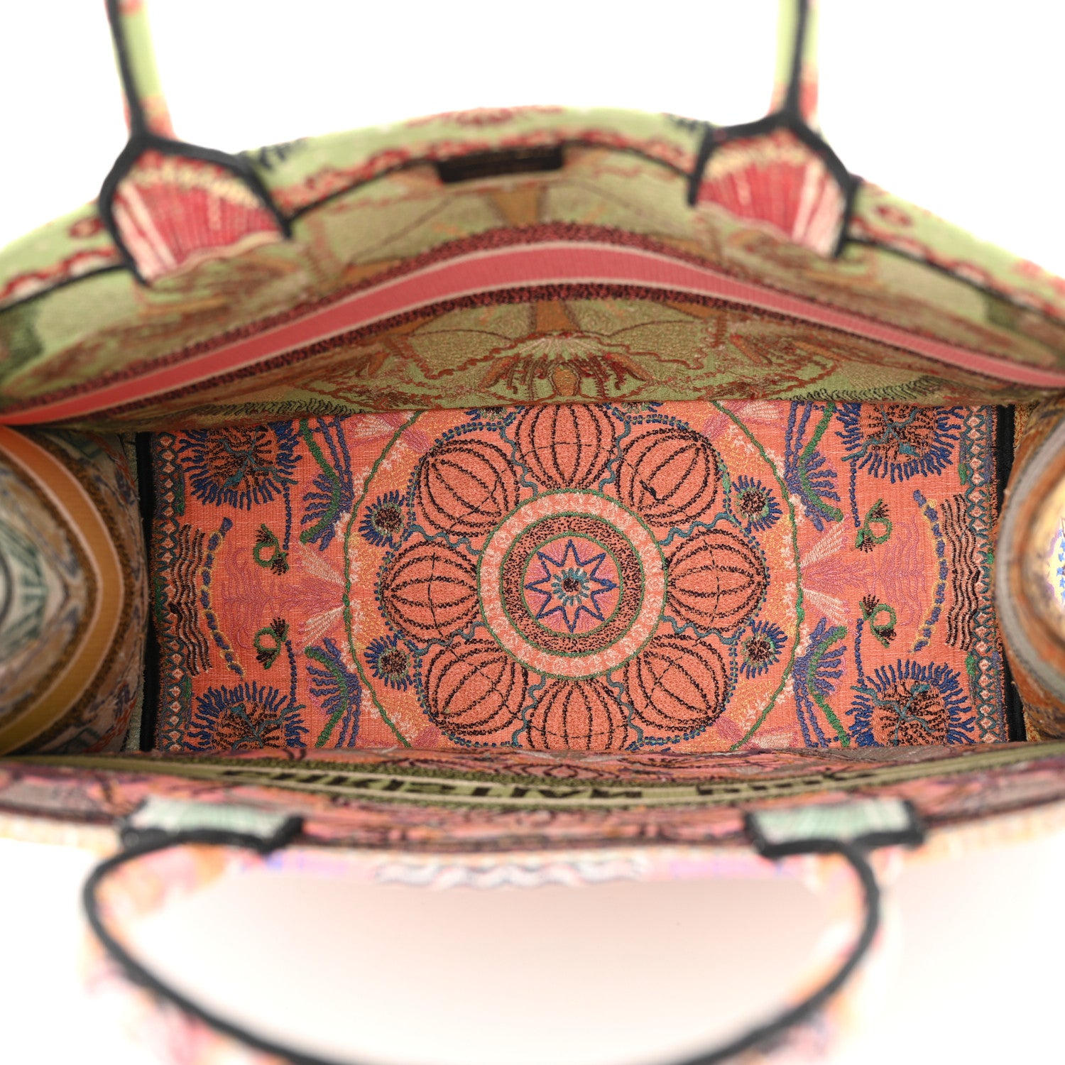 Christian Dior Canvas Embroidered Large In Lights Book Tote Multicolor 5 of 11