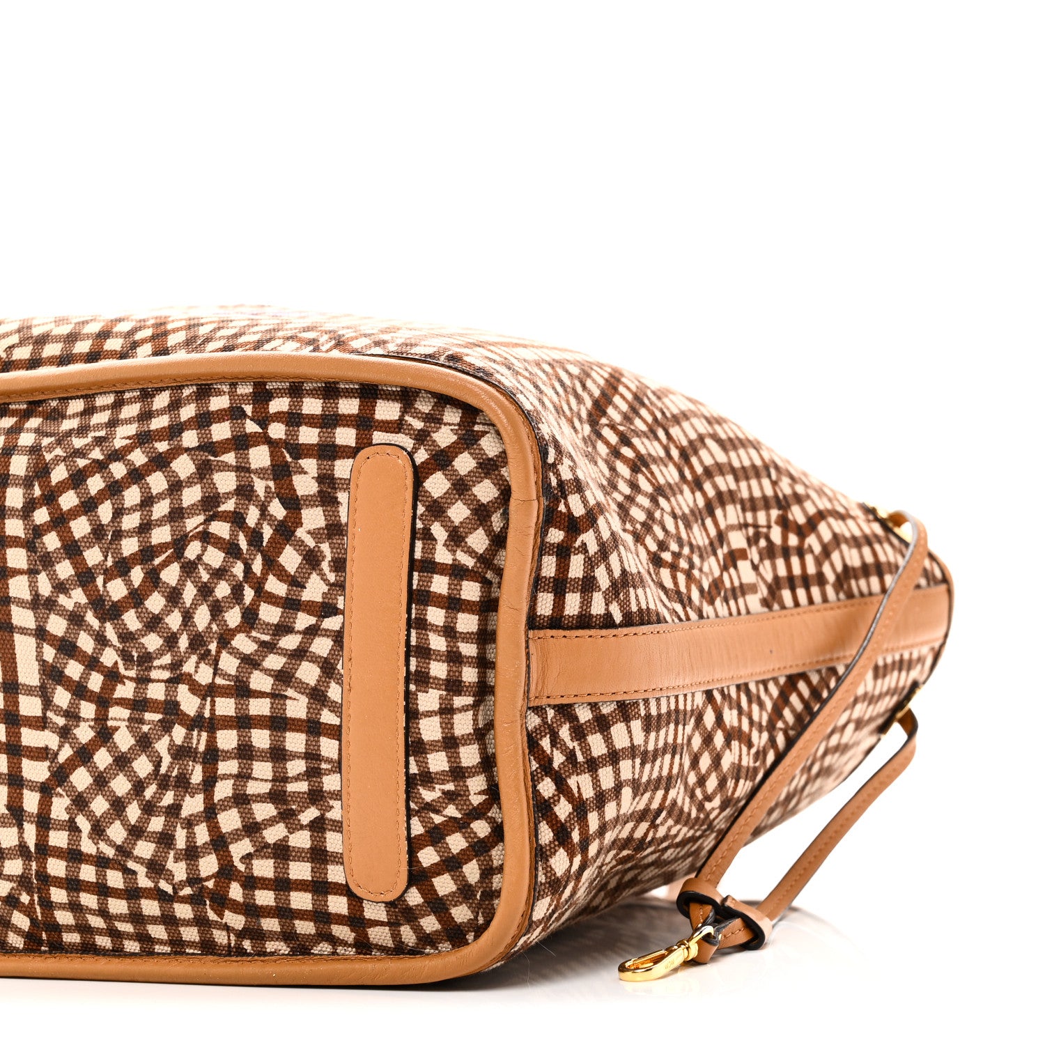 MCM Visetos Medium Liz Reversible Shopper Tote Cognac 1878908