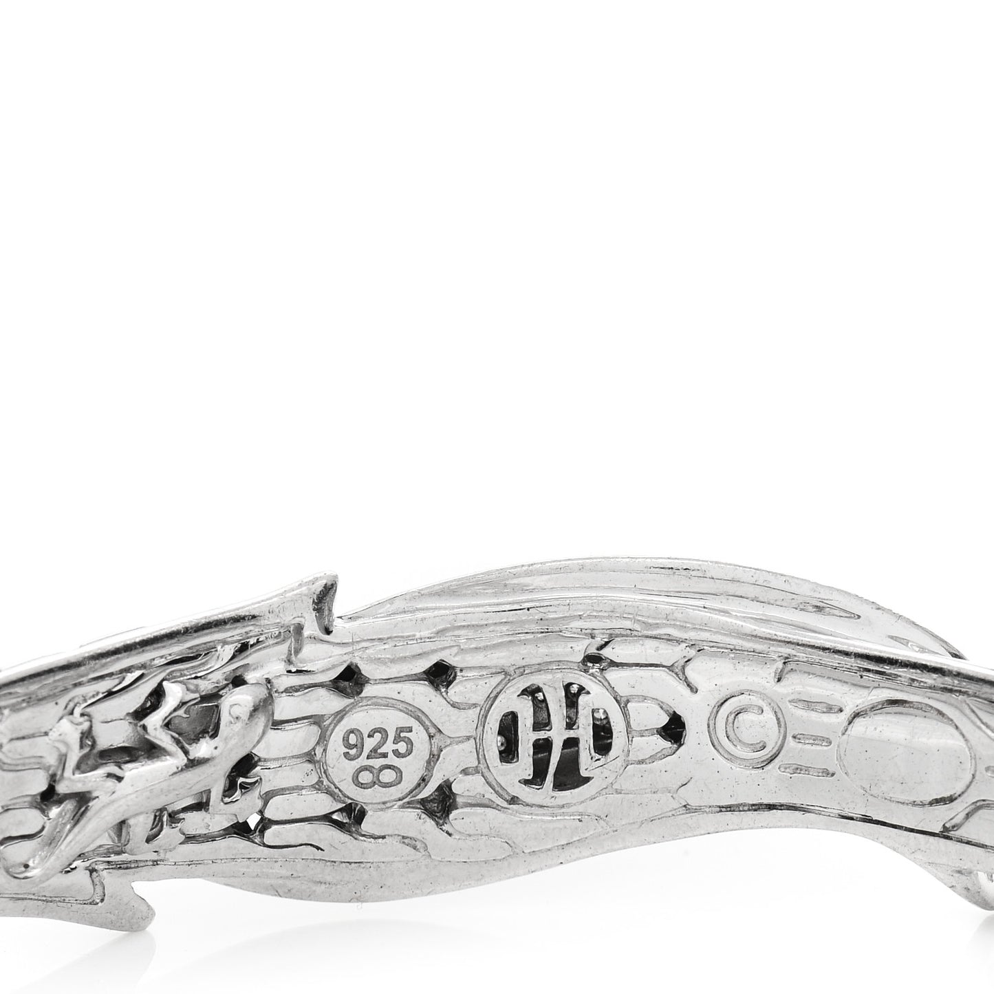 Sterling Silver Diamond Leaf Bracelet
