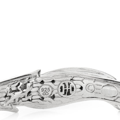 John Hardy Sterling Silver Diamond Leaf Bracelet 3 of 4