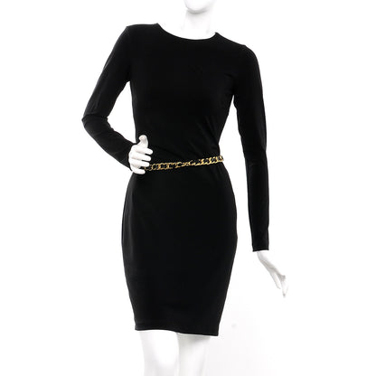 Chanel Lambskin Chain CC Belt Black Gold 2 of 4