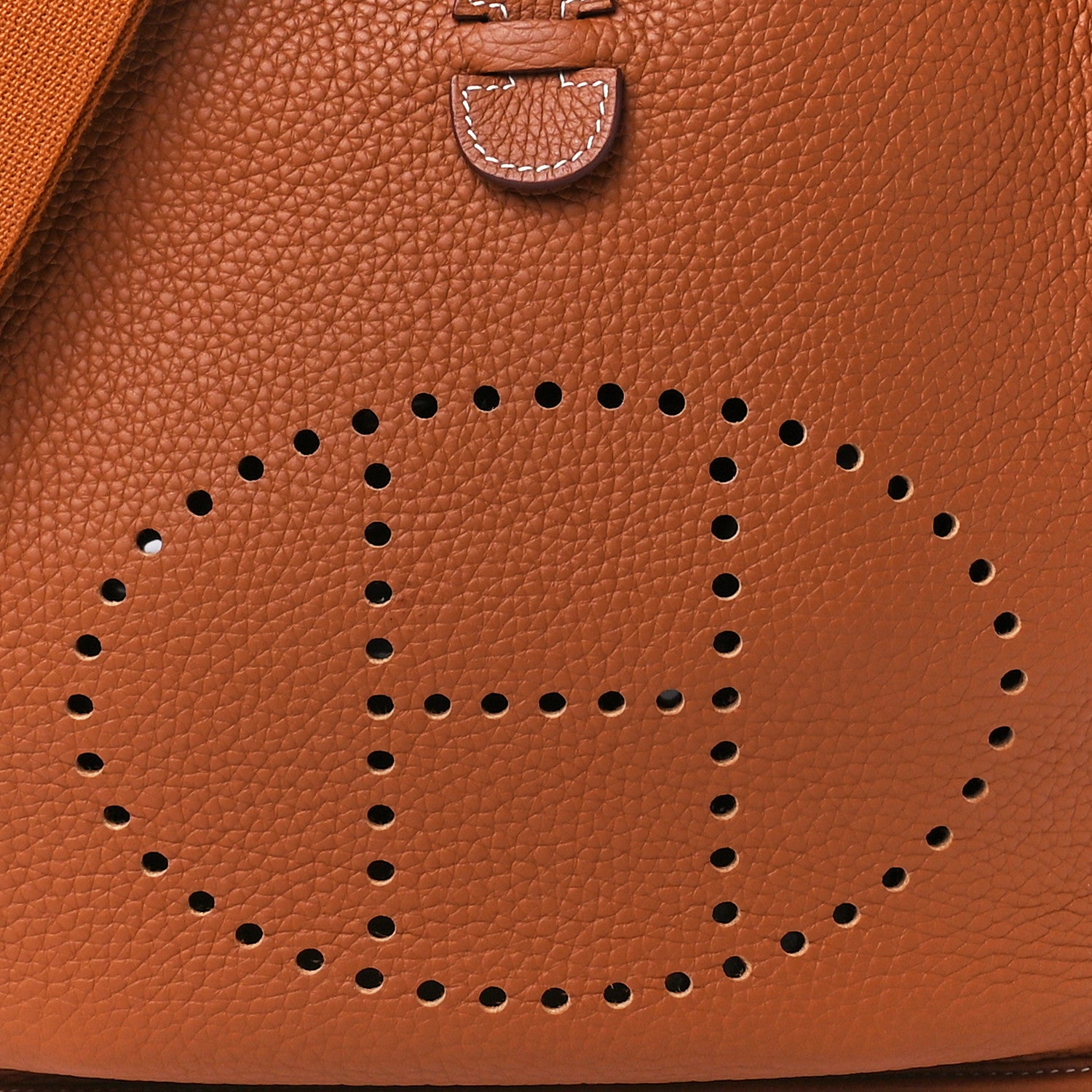 Hermes Taurillon Clemence Evelyne III PM Gold 8 of 11