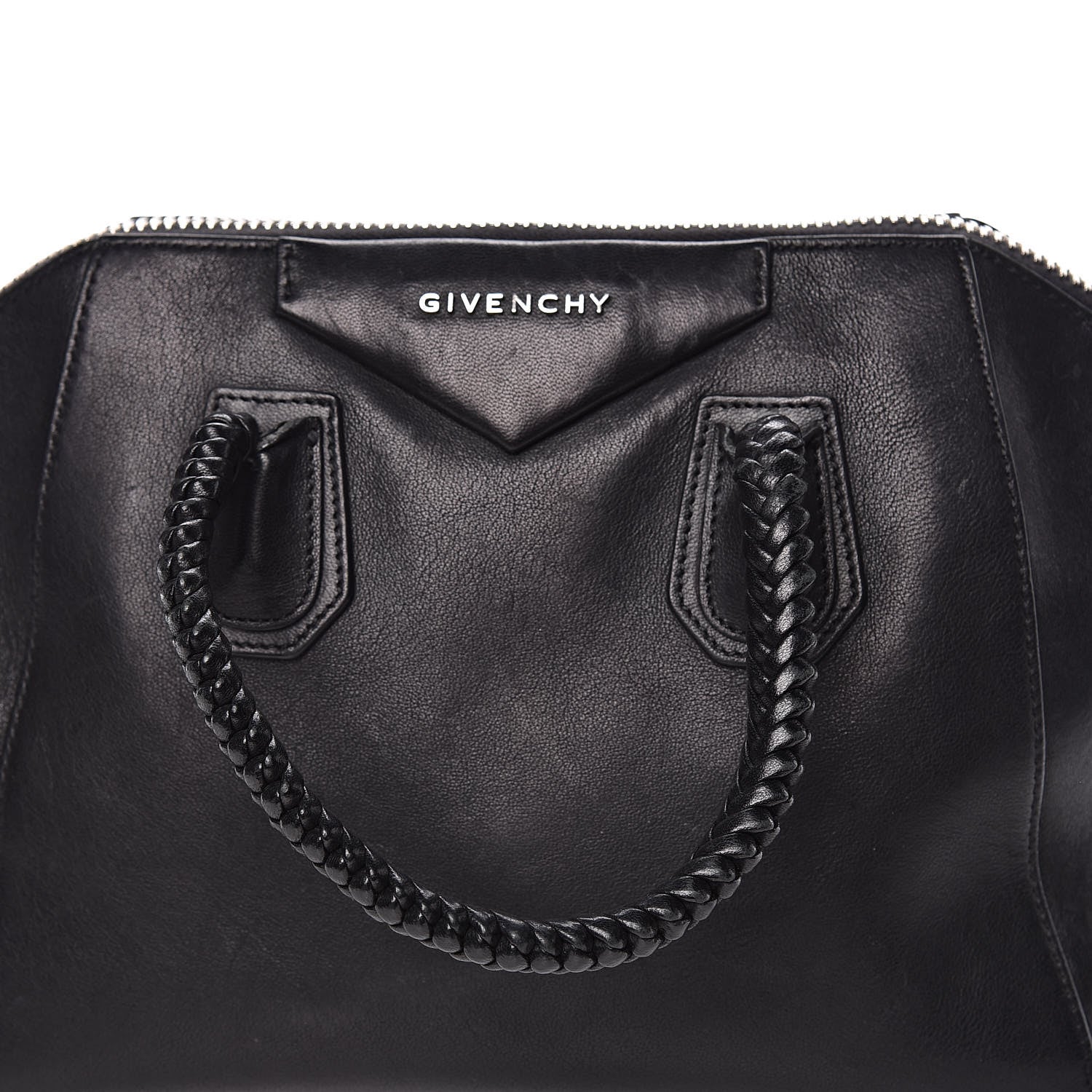 Givenchy Calfskin Braid Small Antigona Black 19 of 22