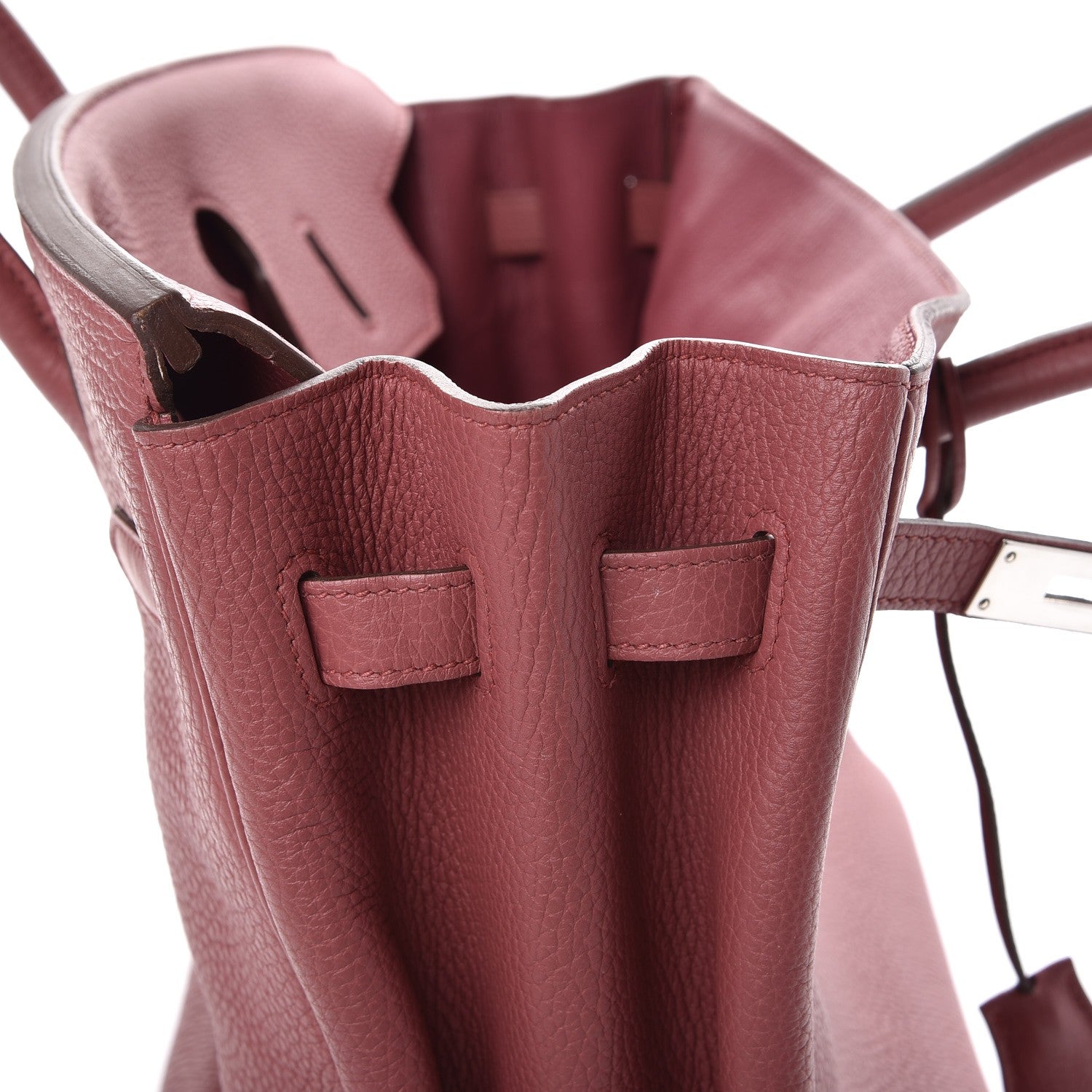 Hermes Taurillon Clemence Birkin 35 Bois de Rose 13 of 34