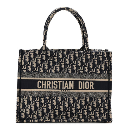 Christian Dior Oblique Medium Book Tote Blue Multicolor 1 of 14