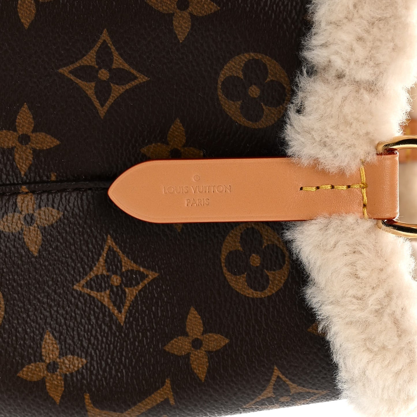 Monogram Shearling Cozygram Neonoe BB