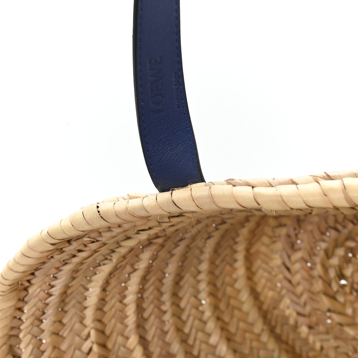 Loewe Raffia Basket Tote Bag Cream Multi 6 of 12