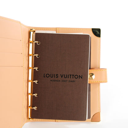 Louis Vuitton Monogram Multicolor Small Ring Agenda Cover Black 5 of 8