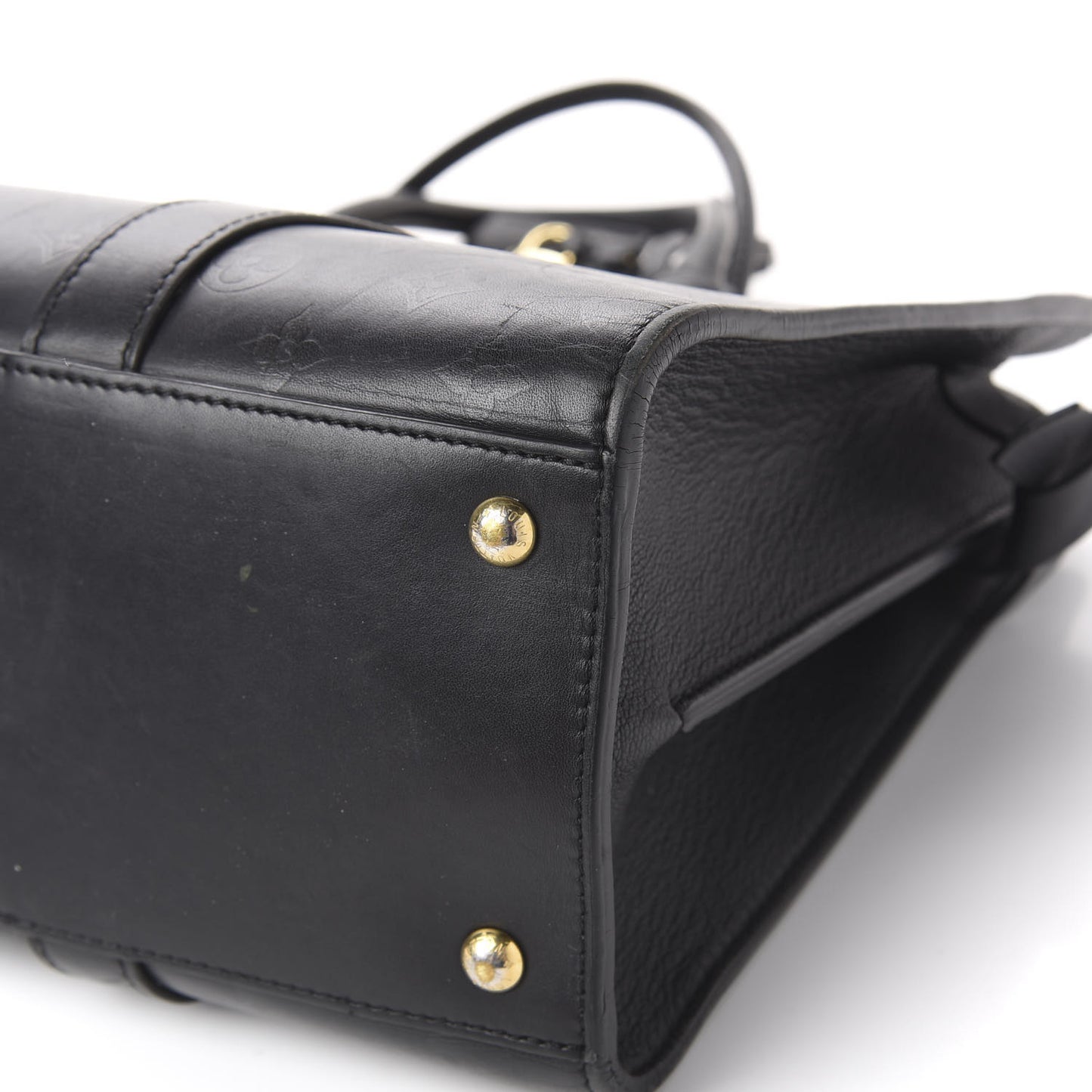 Monogram Cuir Plume Very Tote GM Black