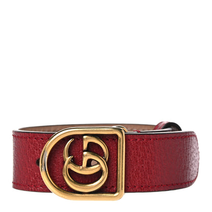 Gucci Calfskin Marmont Double G Bracelet Red 1 of 5
