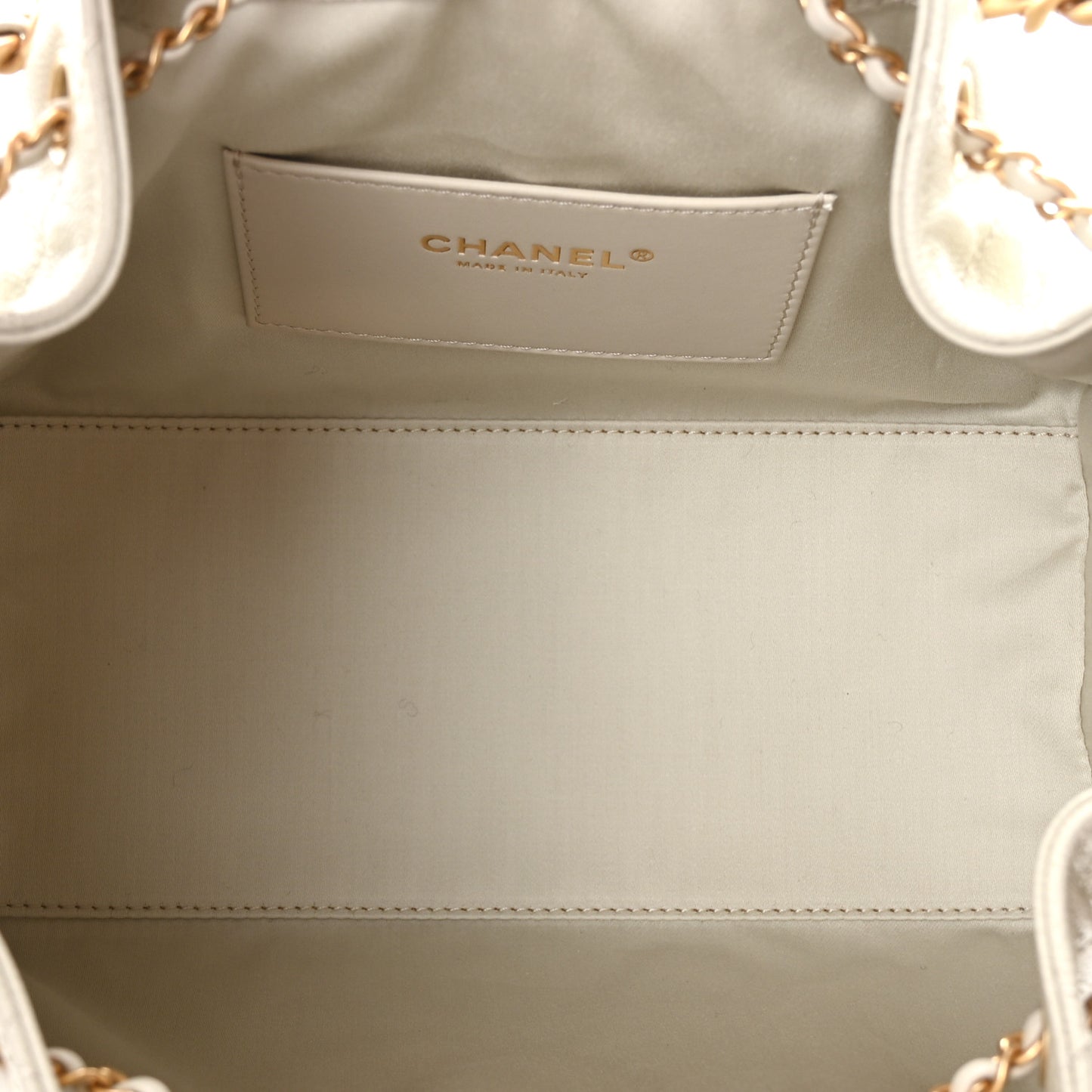 Caviar Quilted Small Chanel 25 Handbag Light Grey