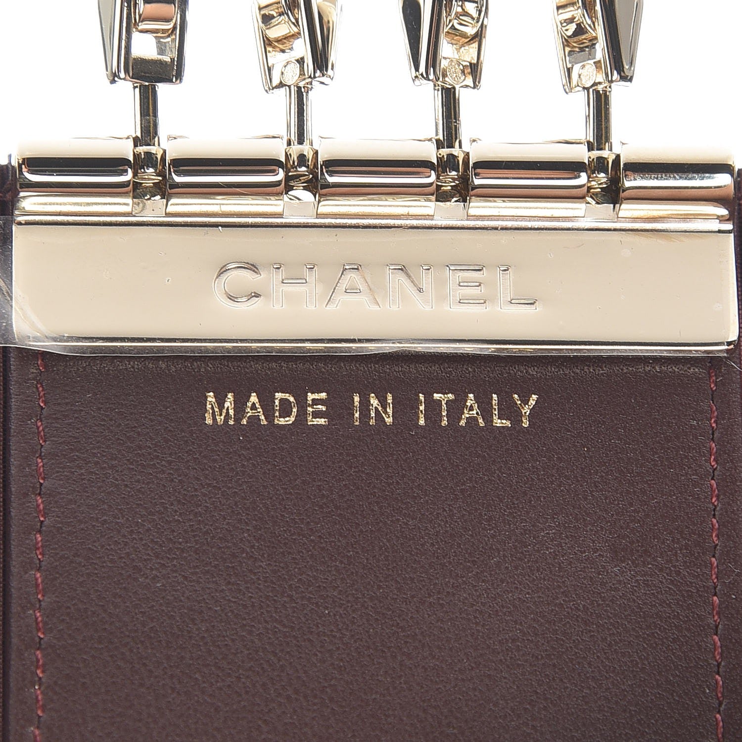 Chanel Lambskin Quilted 4 Key Holder Black 7 of 9
