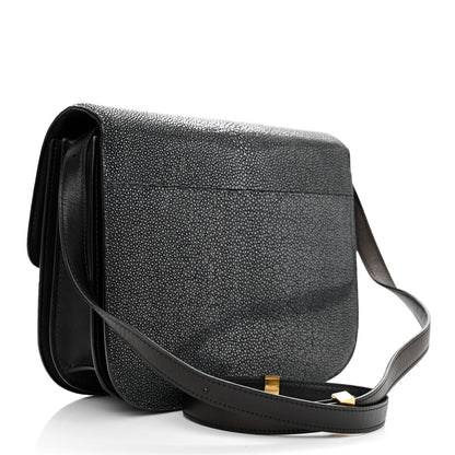 Celine Stingray Medium Classic Box Flap Bag Black 3 of 10
