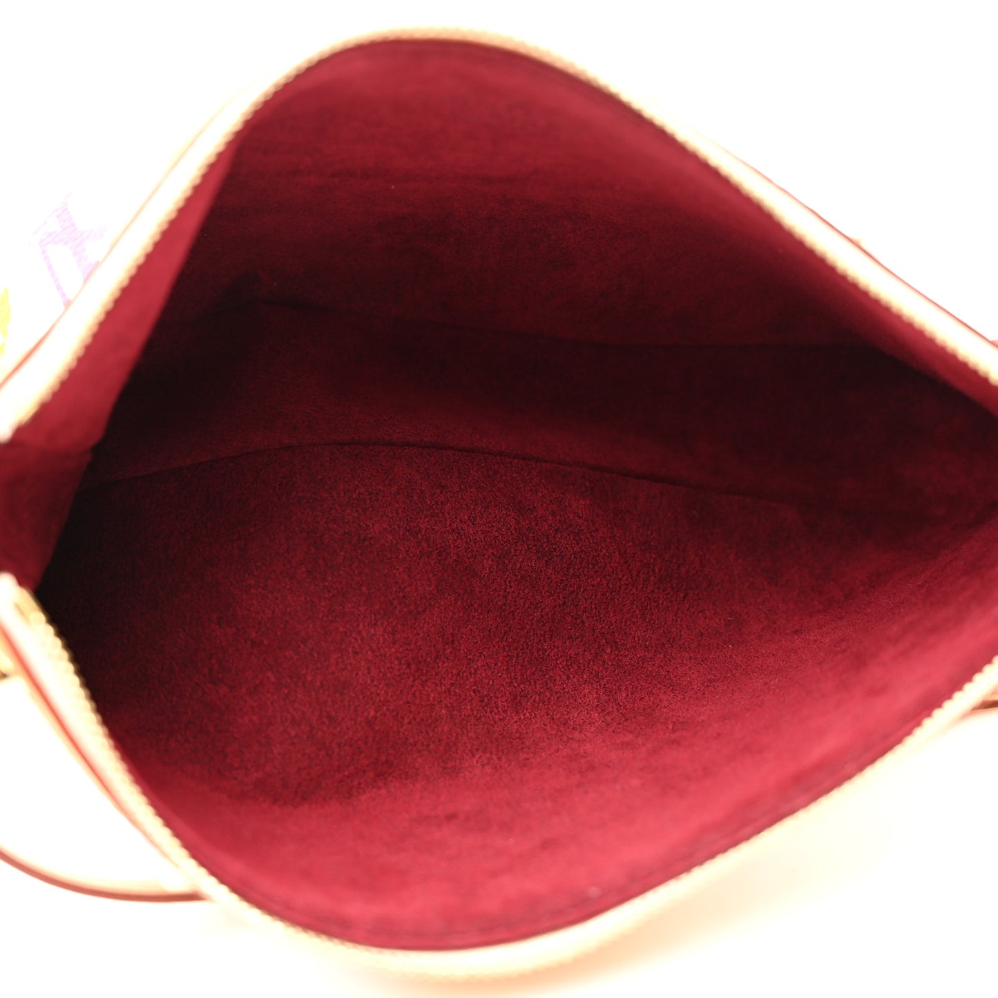 Monogram Multicolor Pochette Accessories White
