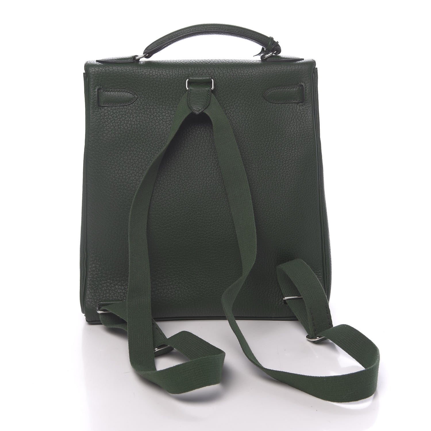 Hermes Togo Kelly Ado Backpack Vert Fonce 3 of 32