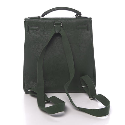 Hermes Togo Kelly Ado Backpack Vert Fonce 3 of 32