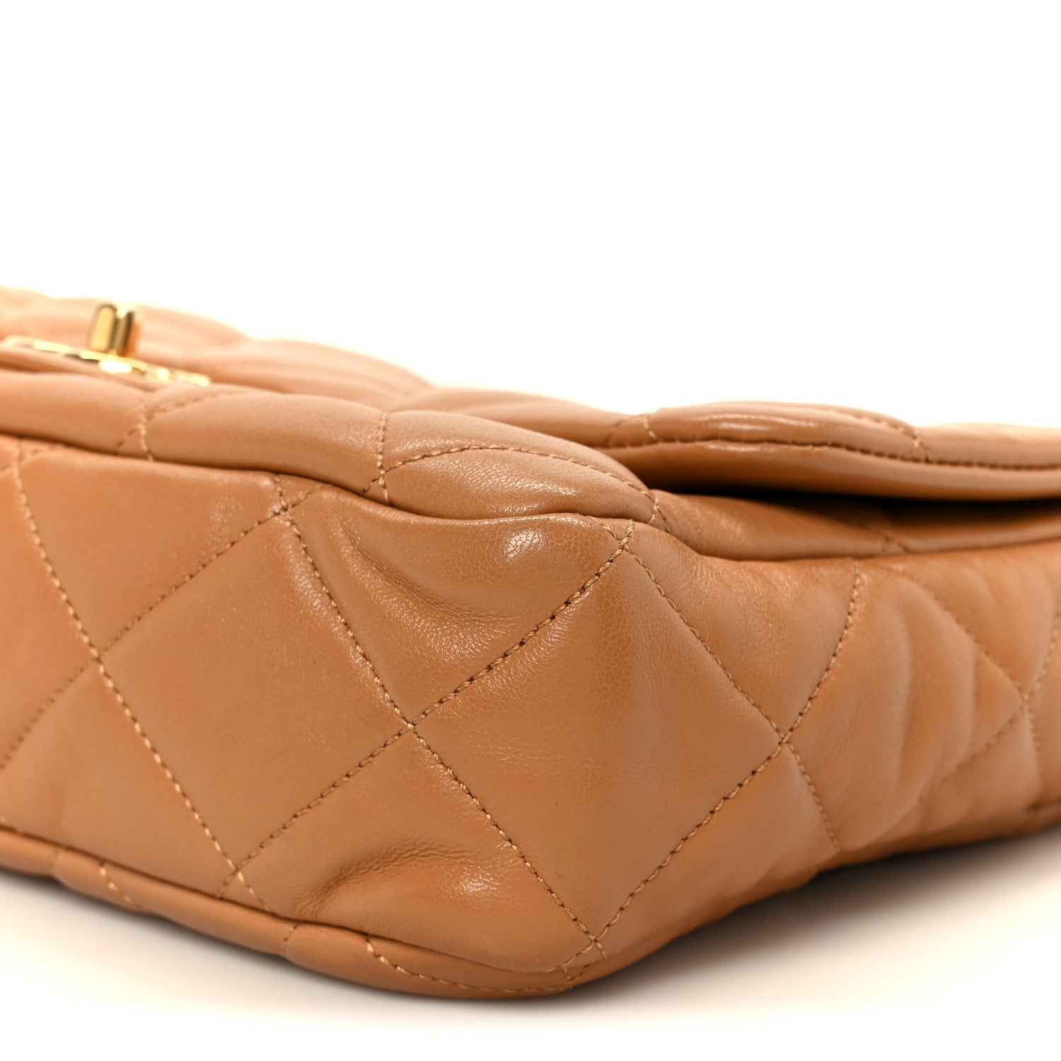 Chanel Lambskin Quilted Large CC Funky Town Flap Beige 11 of 11