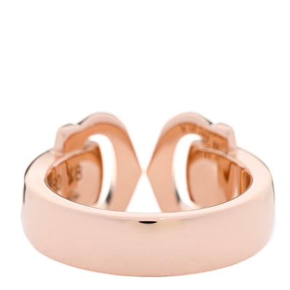 Cartier 18K Pink Gold Diamond C De Cartier Ring 48 4.5 3 of 5