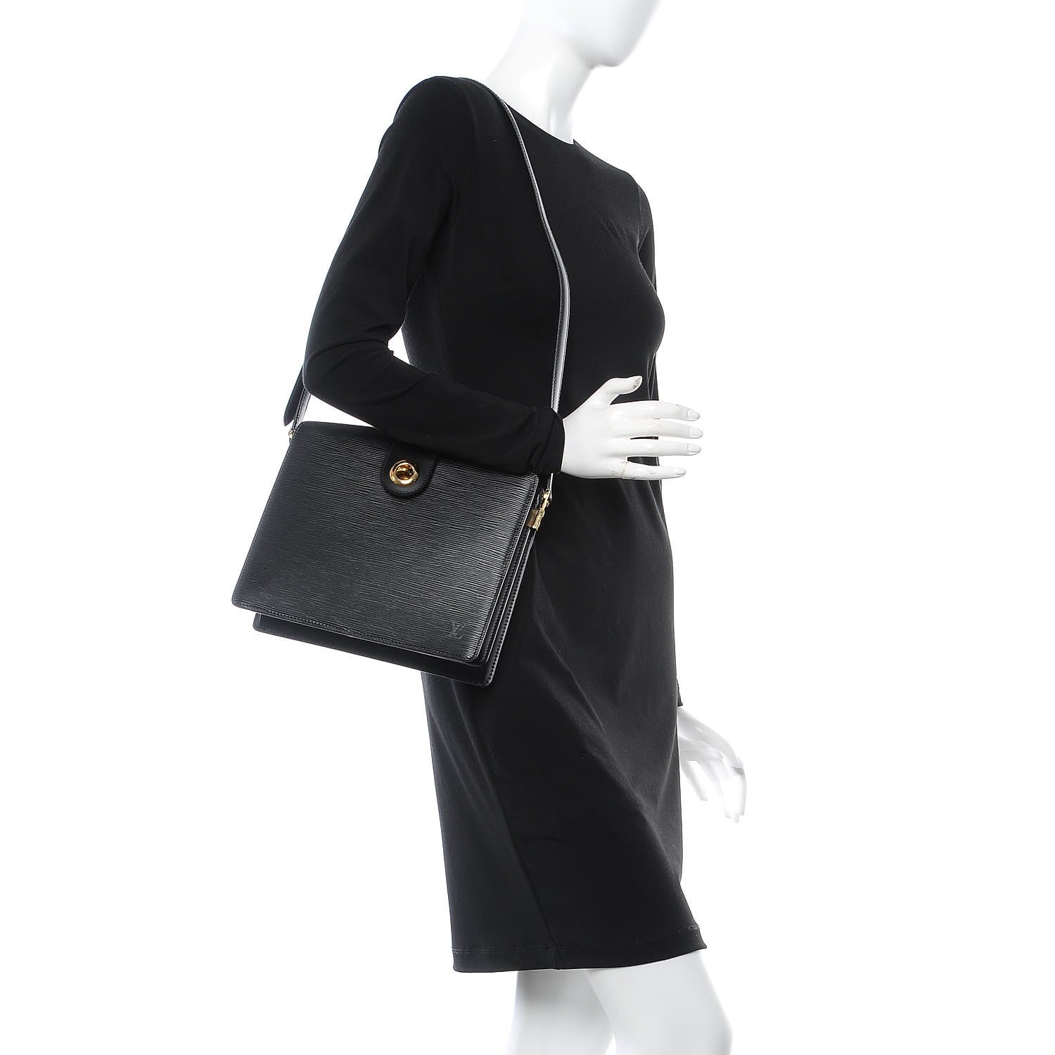 Louis Vuitton Epi Capucines Black 2 of 7