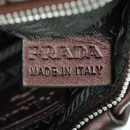 Prada Nappa Mordore Stripes Wristlet Antico 7 of 8