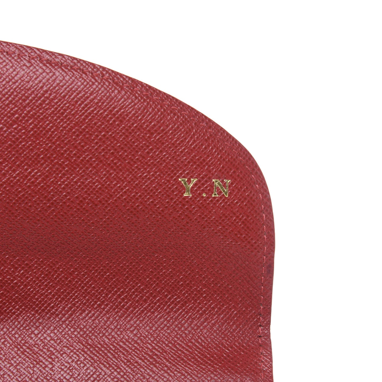 Damier Ebene Caissa Wallet Cherry