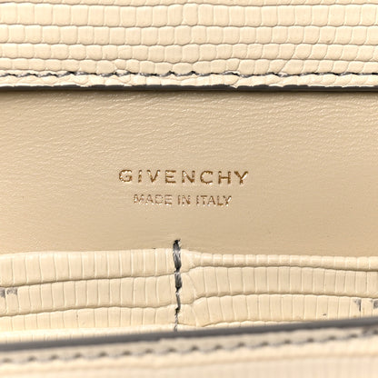 Givenchy Lizard Small 4G Chain Shoulder Bag Natural 6 of 9