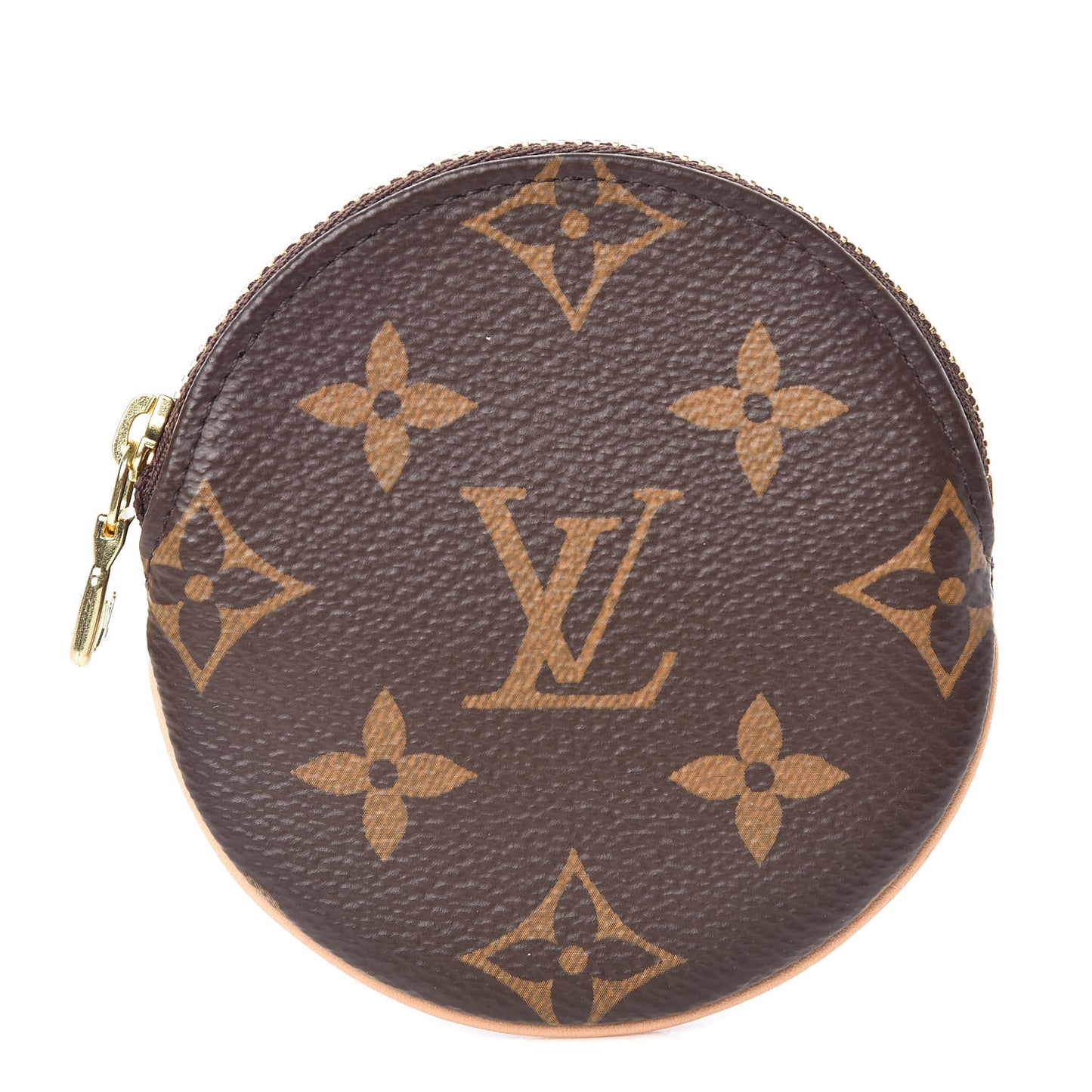 Monogram Round Coin Purse