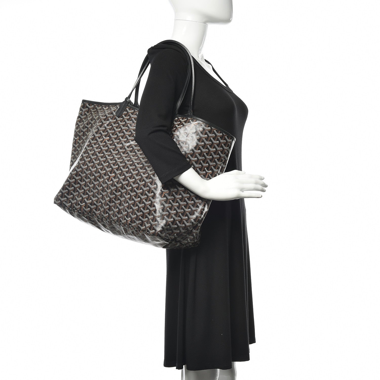 Goyard Goyardine Saint Louis GM Black 2 of 8