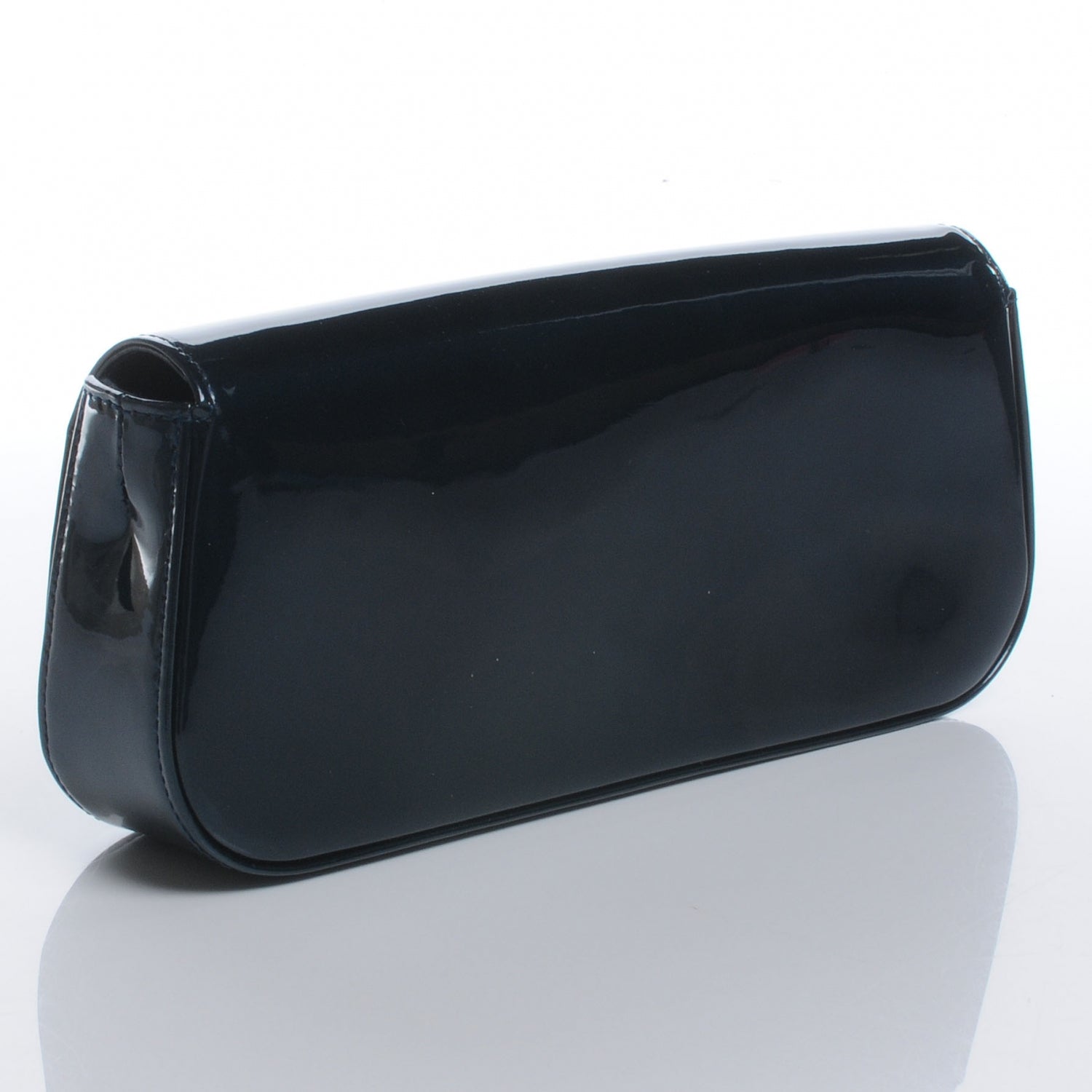 Louis Vuitton Patent Sobe Clutch Blue Nuit 3 of 8