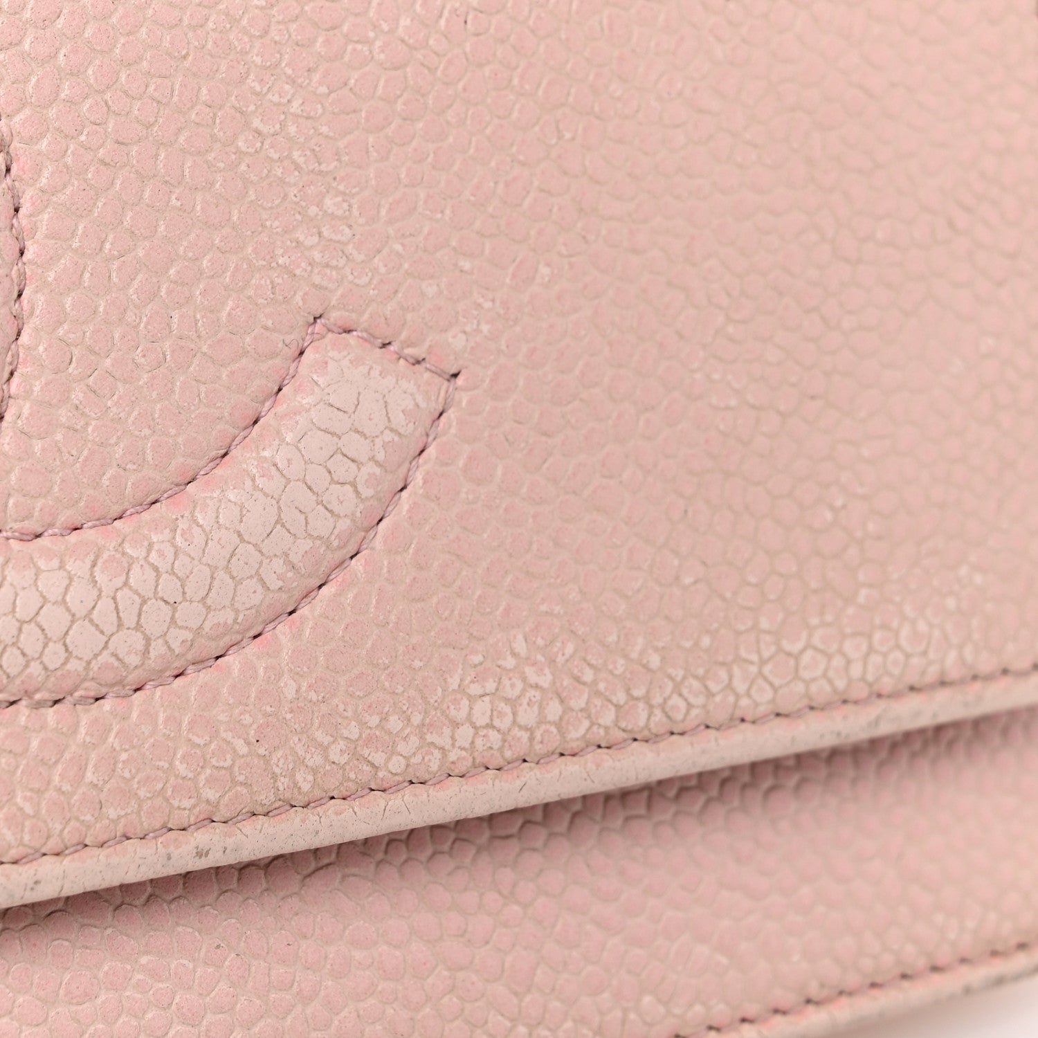 Chanel Caviar Timeless CC Wallet on Chain WOC Pink 11 of 13