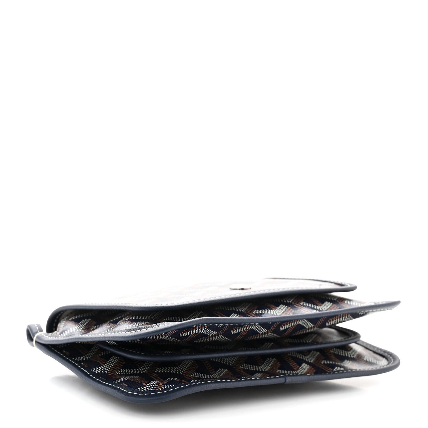 Goyardine Plumet Wallet Clutch Navy