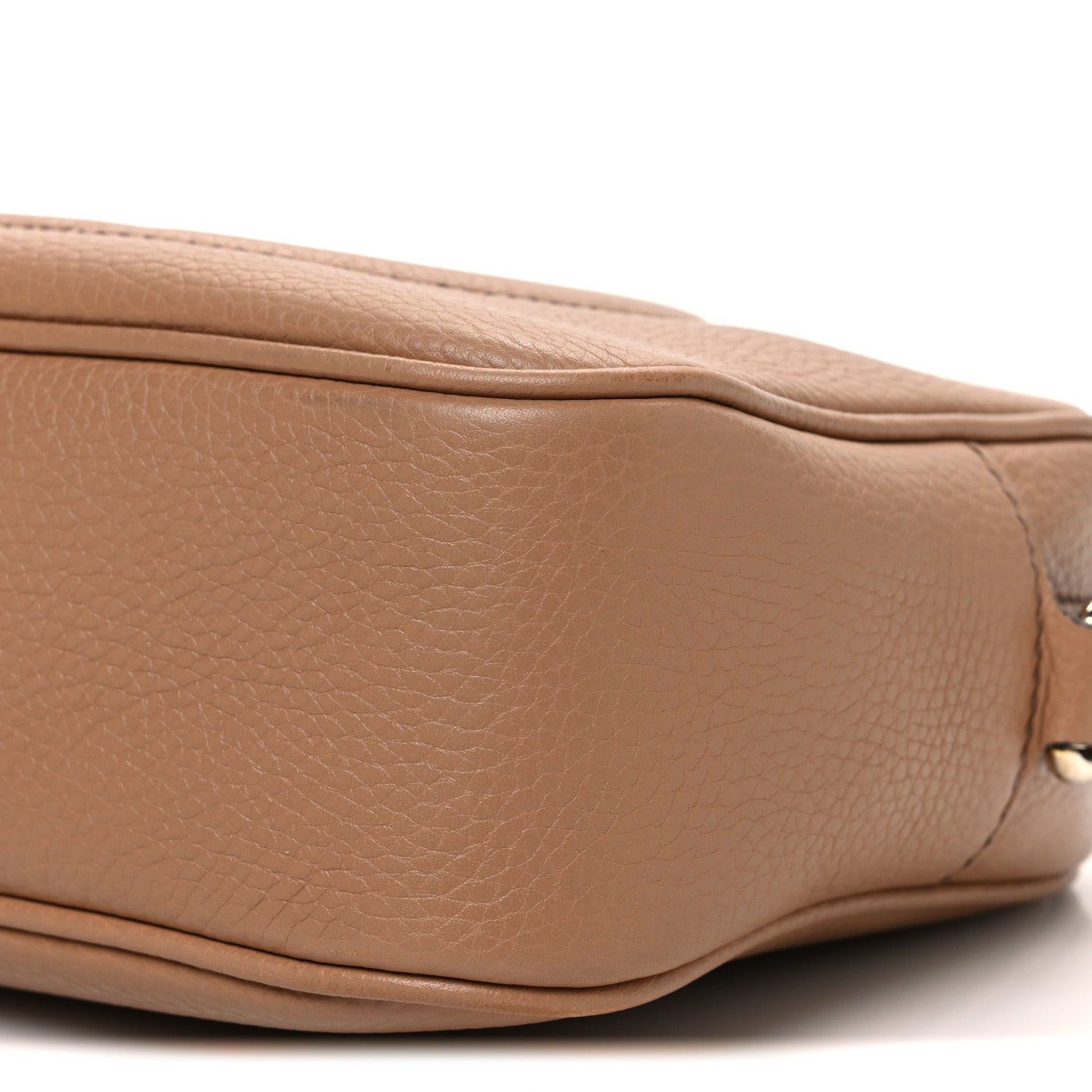Gucci Pebbled Calfskin Small Soho Disco Bag Camelia 10 of 13
