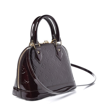 Louis Vuitton Vernis Alma BB Amarante 3 of 8