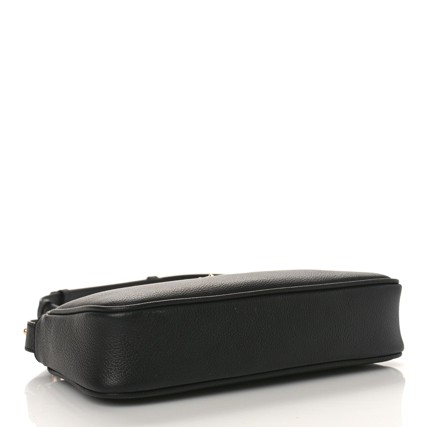 Versace Grained Calfskin Medusa Shoulder Bag Black 4 of 8