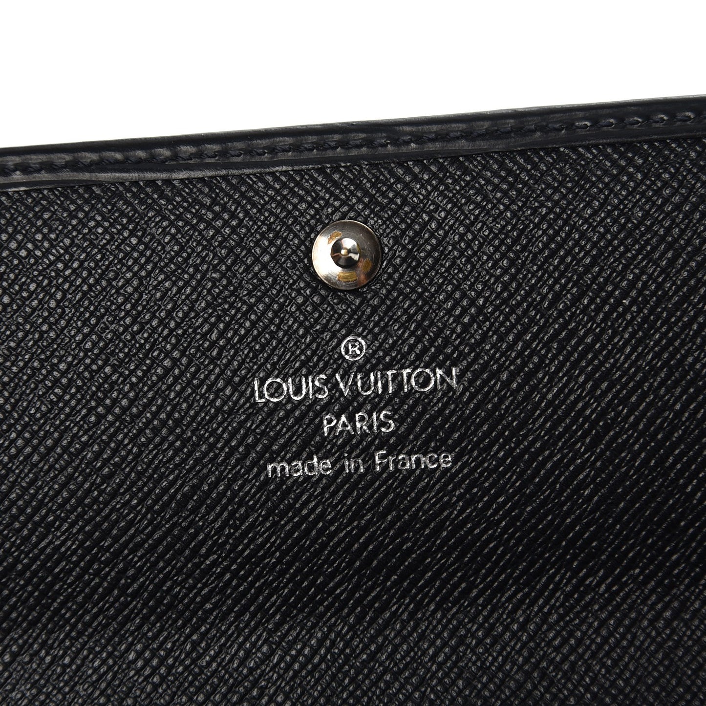 Epi Porte Tresor International Wallet Black