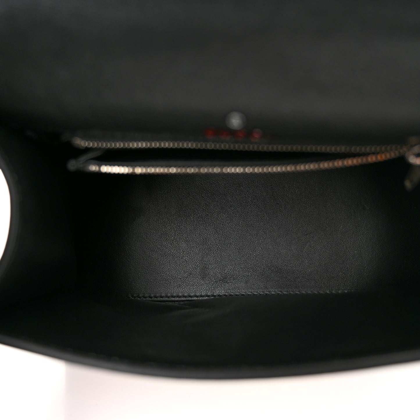 X GUCCI Canvas Boarded Plutone Calfskin Flora Logo Print Small Hourglass Top Handle Bag White Multicolor Black