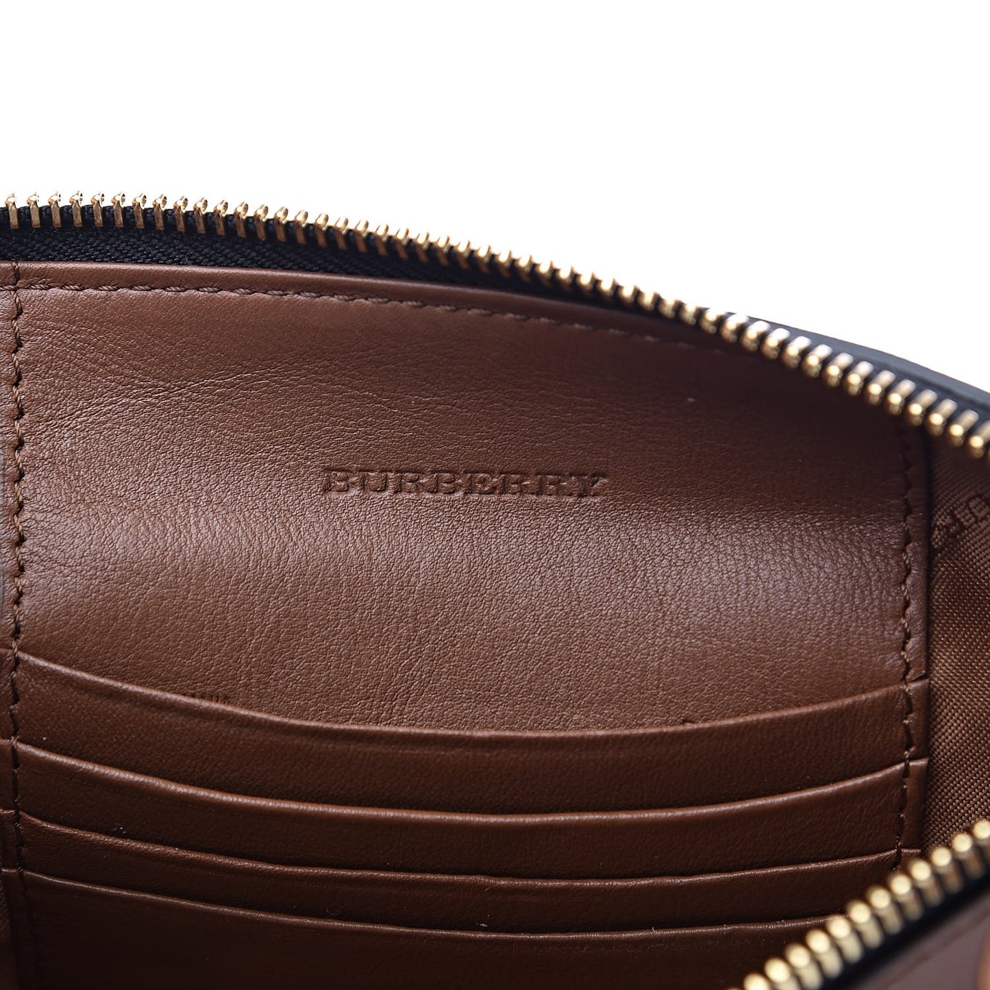 Horseferry Check Peyton Crossbody Clutch Bag Brown