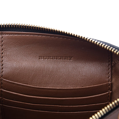 Burberry Horseferry Check Peyton Crossbody Clutch Bag Brown 7 of 12