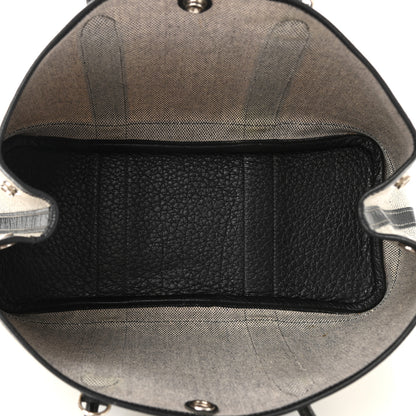 Hermes Twill D H Negonda Garden Party 30 TPM Ecru Black 4 of 9