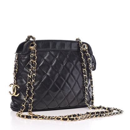 Chanel Lambskin Quilted Shoulder Bag Black 3 of 11