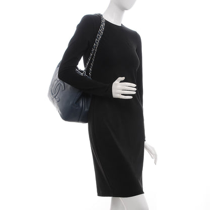 Chanel Caviar Timeless CC Soft Tote Navy Blue 2 of 10