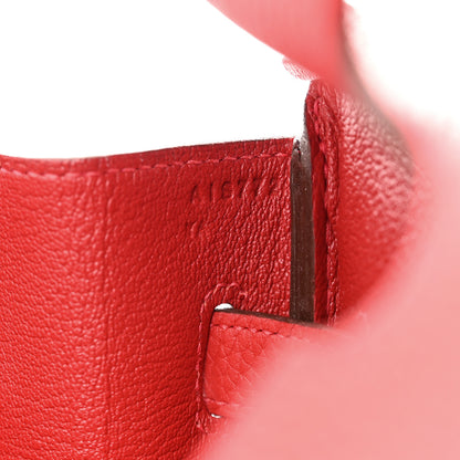 Hermes Togo Horseshoe Birkin 35 Rouge Casaque 7 of 12