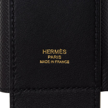 Hermes Swift Epsom Pocket Kelly Shoulder Strap Black 4 of 7