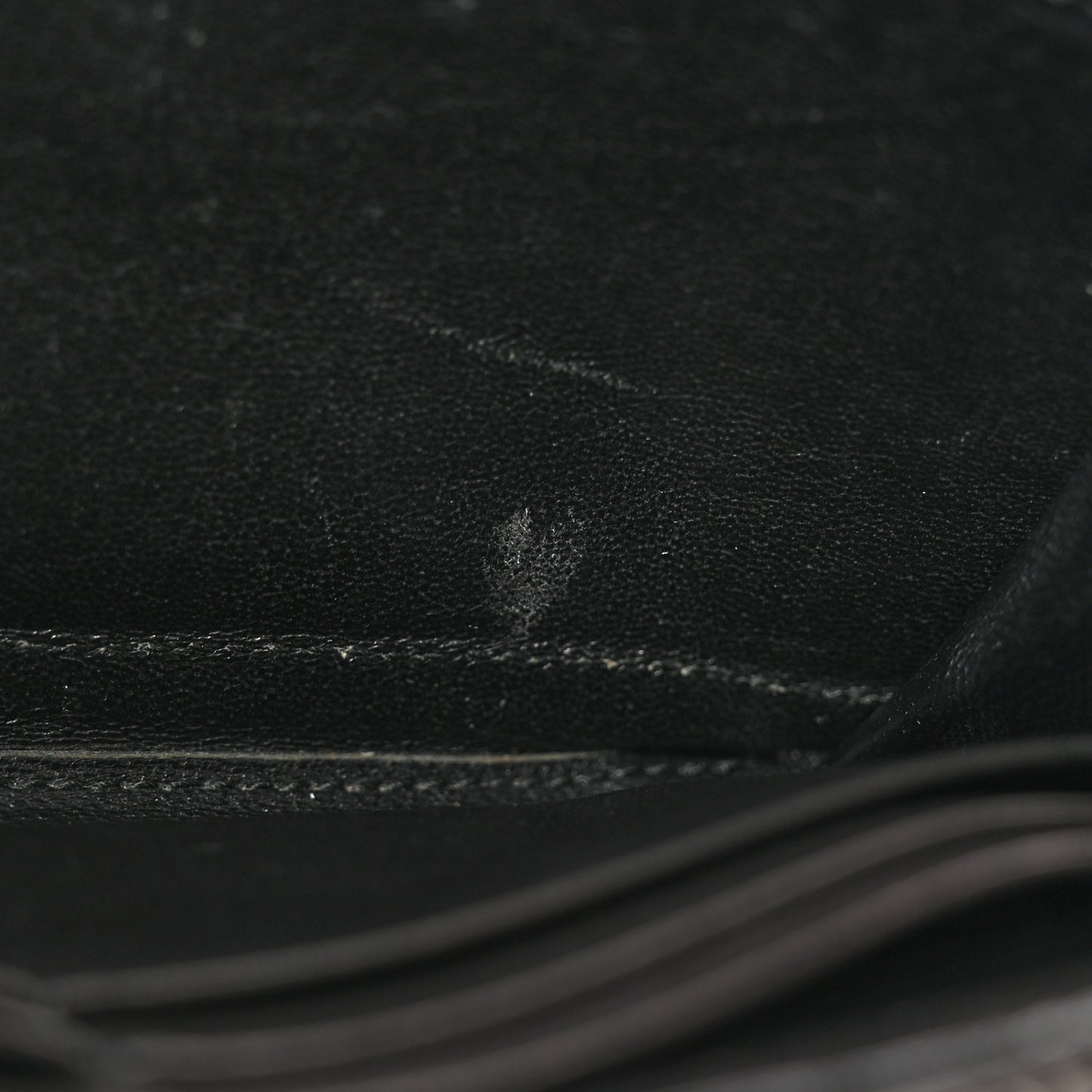 Nappa Bubble Quilted Zip Around Wallet Black
