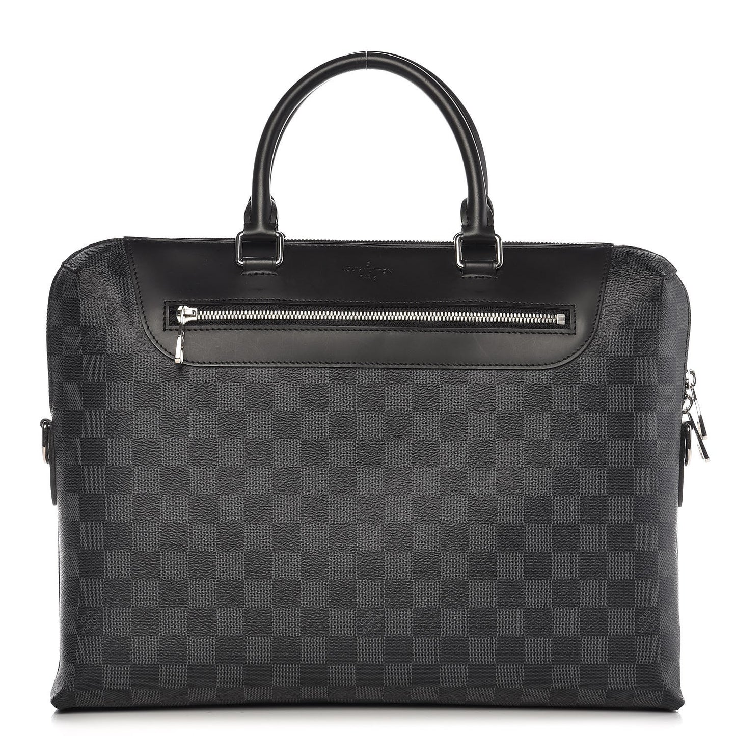 Damier Graphite Porte-Documents Jour